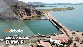 La isla El Maviri ubicada a 20 minutos de Los Mochis, Sinaloa