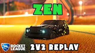 zen Ranked 2v2 POV #523 - zen & Vatira VS Glfty m00n & ringa - Rocket League Replays