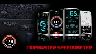Android Speedometer - Odometer:  TripMaster