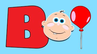 Yes Yes it's the Bouncing B Song | Learn Letters and Phonics for Kids | Baby Big Mouth Kids Songs