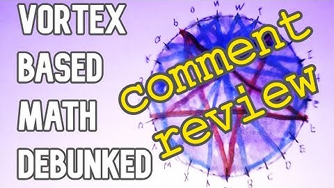 Comment Review - Vortex Based Math Debunked (One-Year Retrospective)