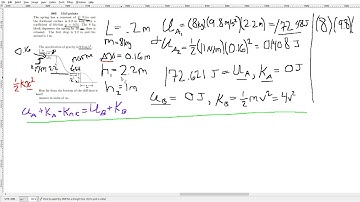 AP Physics C: Mechanics | Spring/Box Launch Problem