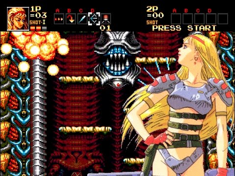 魂斗羅 ザ・ハードコア (Contra: Hard Corps) - The foggy cave in the ...