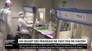 Un quart des Français ne veut pas de vaccin