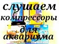 Компрессор.Слушаем и выбираем тихий.