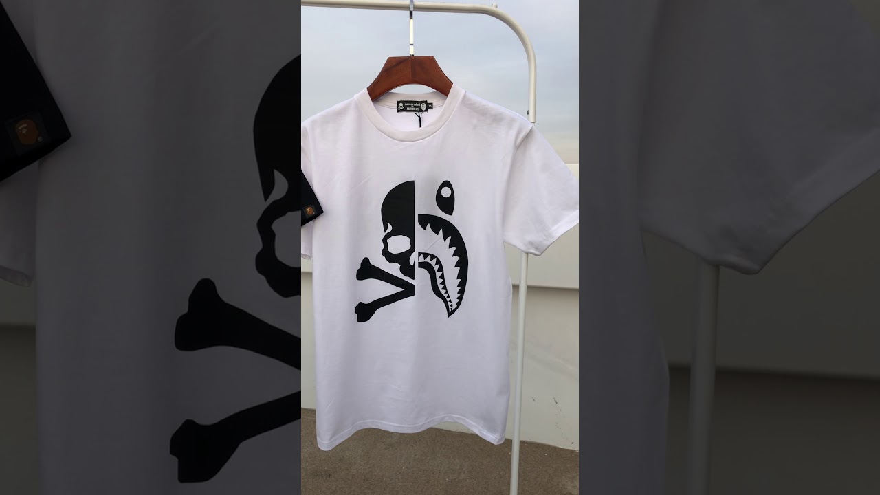 ￥98 MASTERMIND X BAPE T SHIRT - YouTube