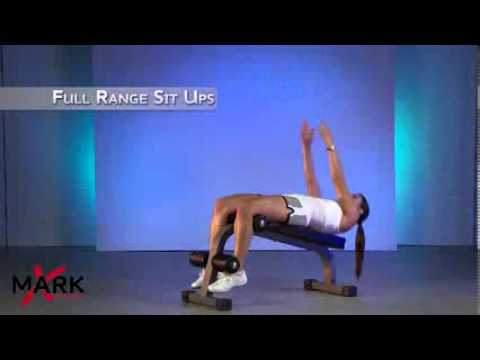 Xmark Mini Ab Bench Great Ab Workout Youtube