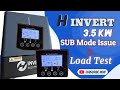Why H Invert in SUB Mode Doesn't Use Solar Until Heavy Load!