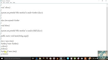 Polymorphism Introduction - Dynamic Method Dispatch part 2