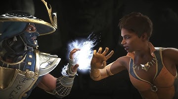 Injustice 2 : Raiden Vs Vixen - All Intro/Outros, Clash Dialogues, Super Moves