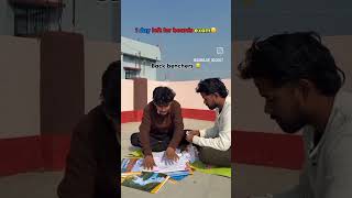 😂 1 Day Left for Board Exam – Everyone Has a Different Plan #shorts #reels #viral #trending #exam