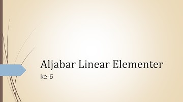 Vektor Eigen dan Nilai Eigen part 2