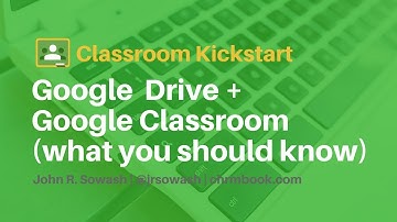 Google  Drive +   Google Classroom  (what you should know)