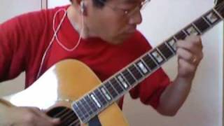 Video thumbnail of "Black and White Rag - classic ragtime on guitar"