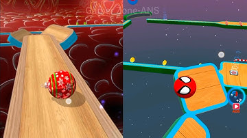 Sky Rolling Ball Vs Going Balls -Similar level, SpeedRun Gameplay, Android IOS, Amaizing Fun Part 16