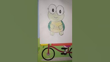 How to draw a sea turtle #shorts #youtubeshorts #shortsfeed