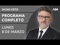 Dicho Esto - Programa completo (08/03/2021)