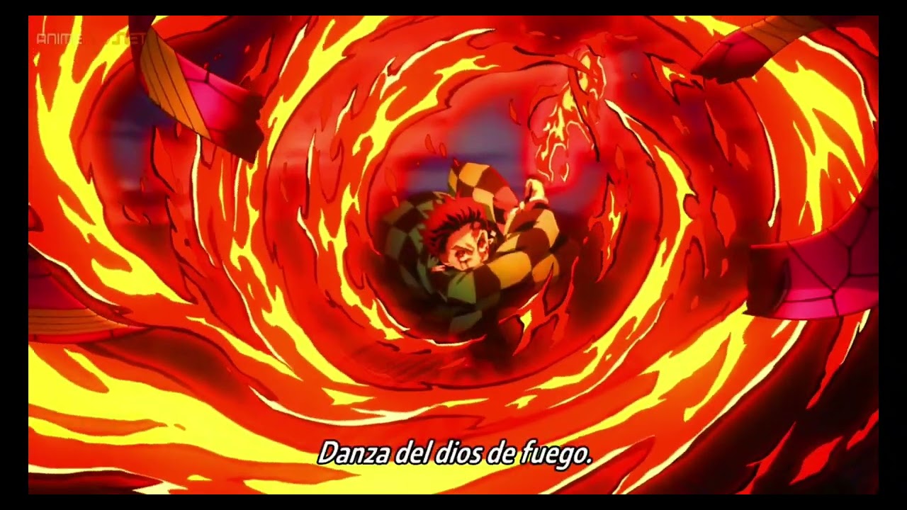 Danza del Dios del Fuego. Tanjiro Kamado - YouTube