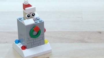 How to Build a Popup Santa - LEGO Creator - DIY Holiday Building Tips