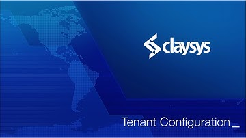 Tenant Configuration in Enterprise ClaySys AppForms