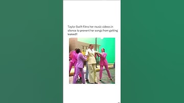 Thumbnail of Taylor Swift films her video without playing the actual music .....  #shorts #reels #taylorswift