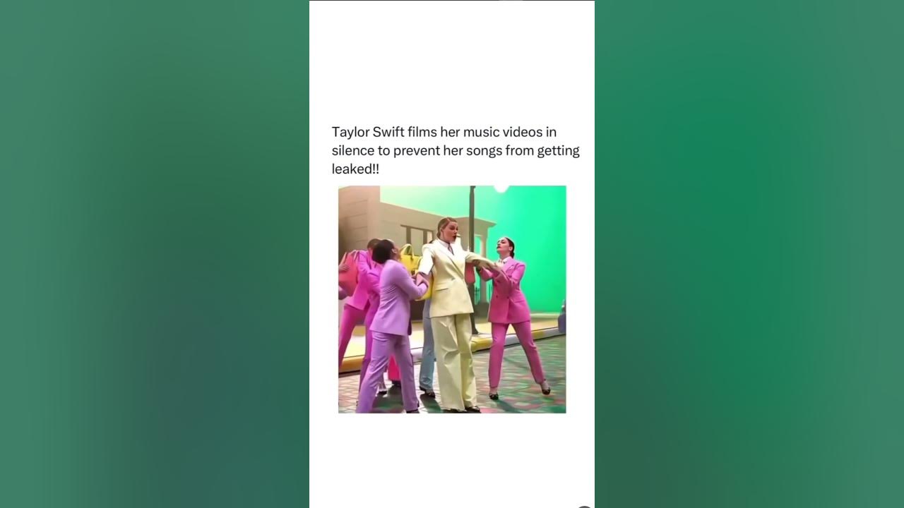 Taylor Swift films her video without playing the actual music ..... #shorts #reels #taylorswift Taylor Swift films her video without playing the actual music ..... #shorts #reels #taylorswift