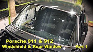 Installing New Windshield & Rear Window Part1 Video 60