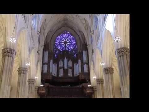 Saint Patrick's Cathedral organ being tested - YouTube