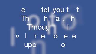 Through It All -  Andrea Crouch (Lyrics)