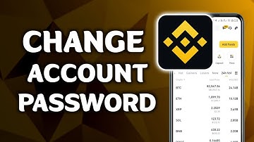 How To Change Binance Account Password