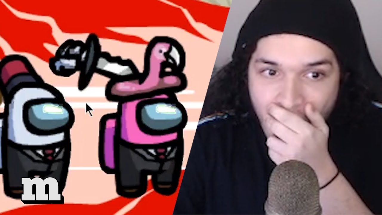 meiaum jogando among us com MUITA gente.