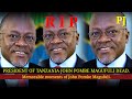 MAGUFULI S MEMORABLE MOMENTS OF LIFE PRESIDENT OF TANZANIA JOHN POMBE MAGUFULI AMEKUFA