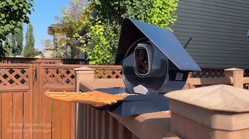 Solar Powered Smart Bird Feeder with Camera and AI Identify for Bird Lovers