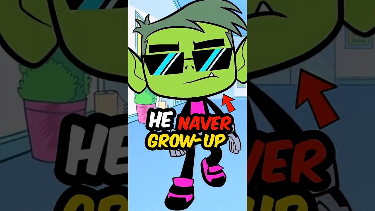 The Sad Truth Behind Why Beast Boy Never Grows Up #teentitans #comebackrobin #animation
