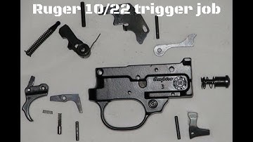 Ruger 10/22 DIY trigger job..... Reduce pull weight from 6lbs to 2.5lbs