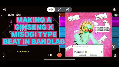 How to Make a GINSENG x MISOGI type beat In BANDLAB!