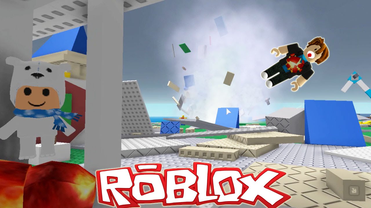 Roblox Natural Disaster Survival Tornado And Volcano Gamer Chad Plays Youtube - roblox natural disaster survival games