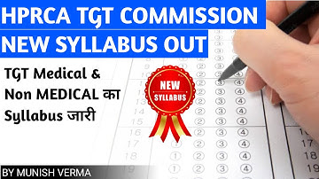 HPRCA TGT MEDICAL & NON MEDICAL COMMISSION SYLLABUS 2025