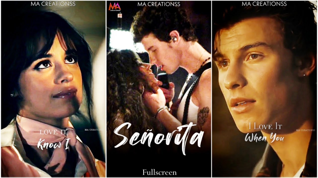 Señorita fullscreen whatsapp status | Shawn | Camila Cabello | Senorita Status | English Song Status