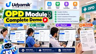 Clinic Management Software Demo in Hindi | Complete OPD Workflow | Udyamik Clinic screenshot 4