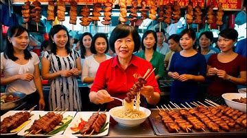 Độc Lạ Bún Thịt Nướng 55K Xào Xơ Mít Của Cô Chủ Bạch Thu Hà, Bún Thịt Nướng Chạo Tôm Chợ Bà Chiểu