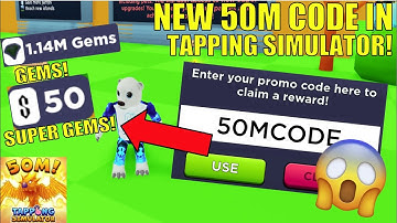 NEW UPDATE CODE IN TAPPING SIMULATOR! || Roblox
