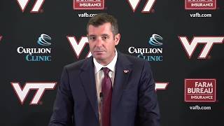 Brian White Introduced As VT Athletics Director
