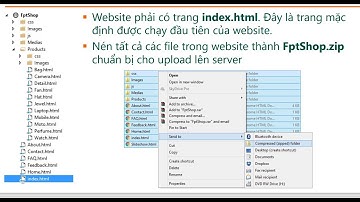 Upload website lên hosting