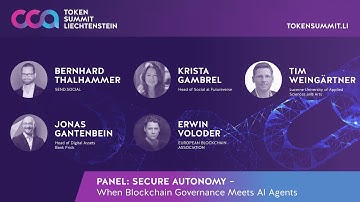BLOCKCHAIN X AI | Secure Autonomy — When Blockchain Governance Meets AI Agents | CCA Token Summit 25
