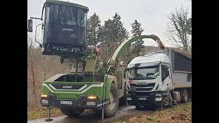 PTH 1400/1000 ALL ROAD Pezzolato self-propelled drum wood chipper, Volvo PENTA TAD 700 Hp engine