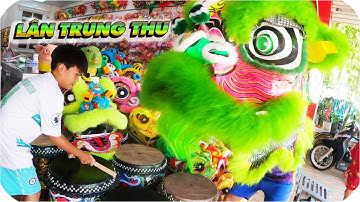 Bình Minh TV | Vlog Đi xem Các Đầu Lân Trung Thu Loại Rẻ Cho Trẻ Em