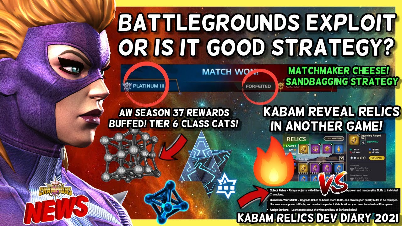 Battlegrounds Exploit? Or Strategy? Kabam Respond Relics Revealed in