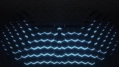 VJ loop hexagon glow digital background Stock Motion Graphics