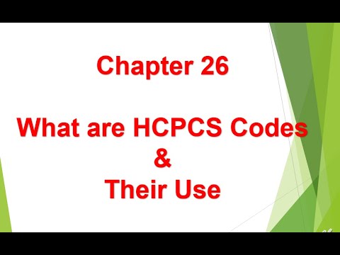 Video: Ano ang mga pansamantalang code ng Hcpcs?